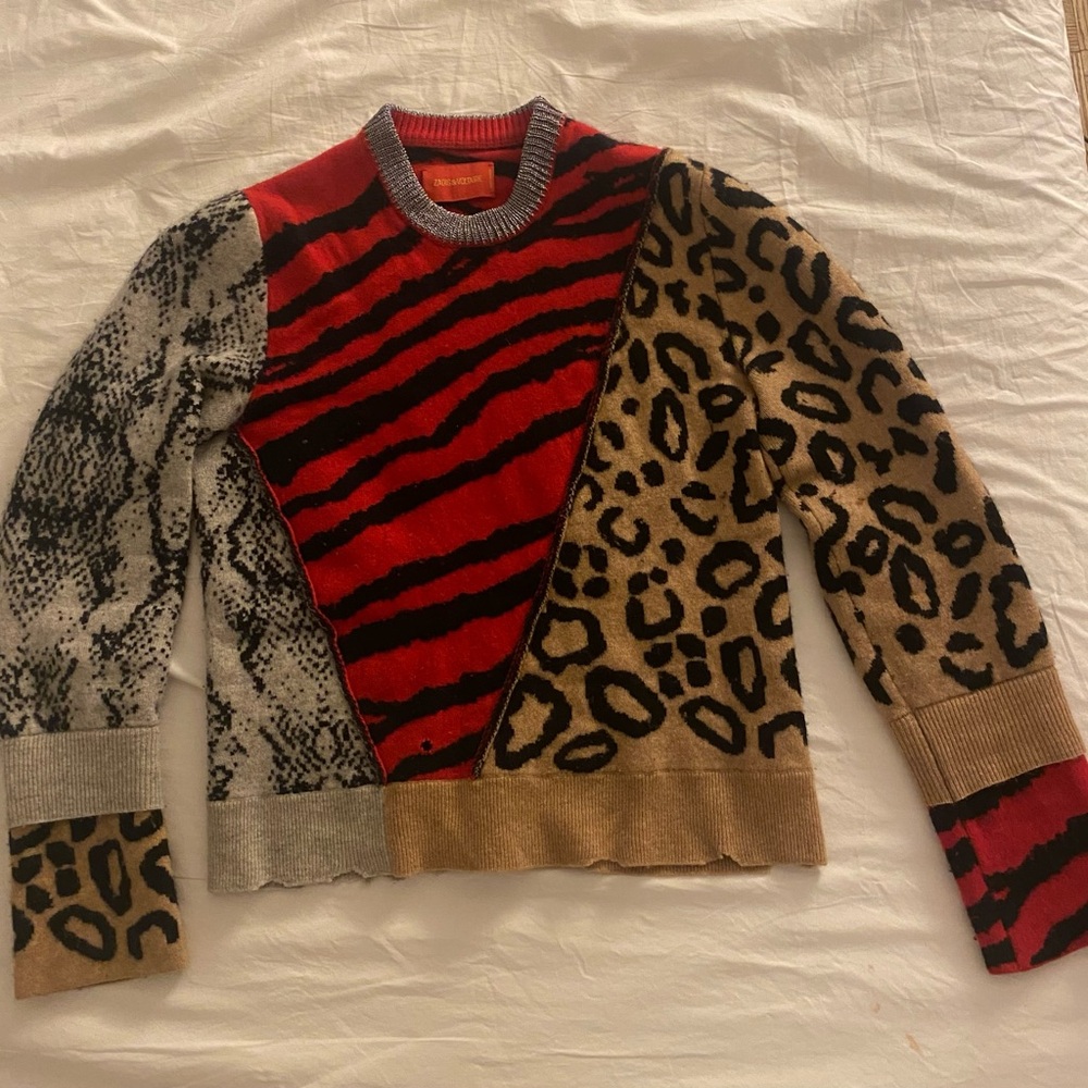 Zadig & Voltaire animal print Sweater